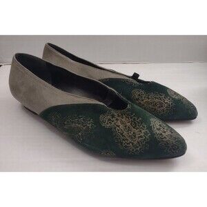Vintage Giacinto Made In Italy Suede Pointed Toe Dress Shoes Size 40EU/9US